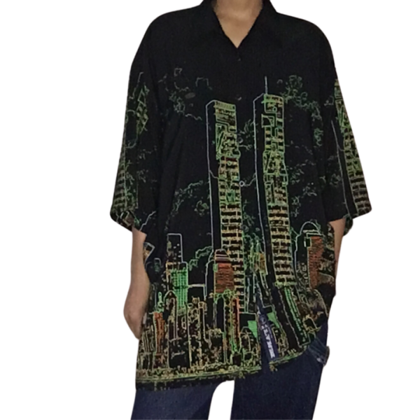 Key To The City Skyline Button Up Top - Image 7